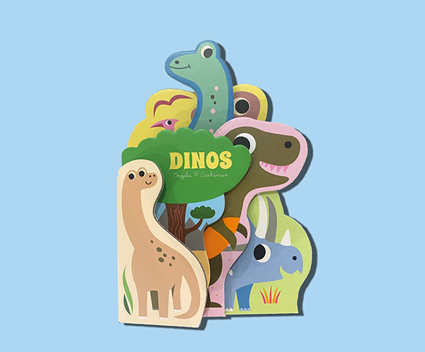 Imagier tout carton bébé dinosaures Ingela P Arrhenius