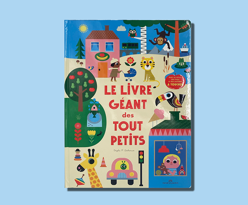 Livre d'éveil sensoriel geant des tout-petits Ingela P Arrhenius
