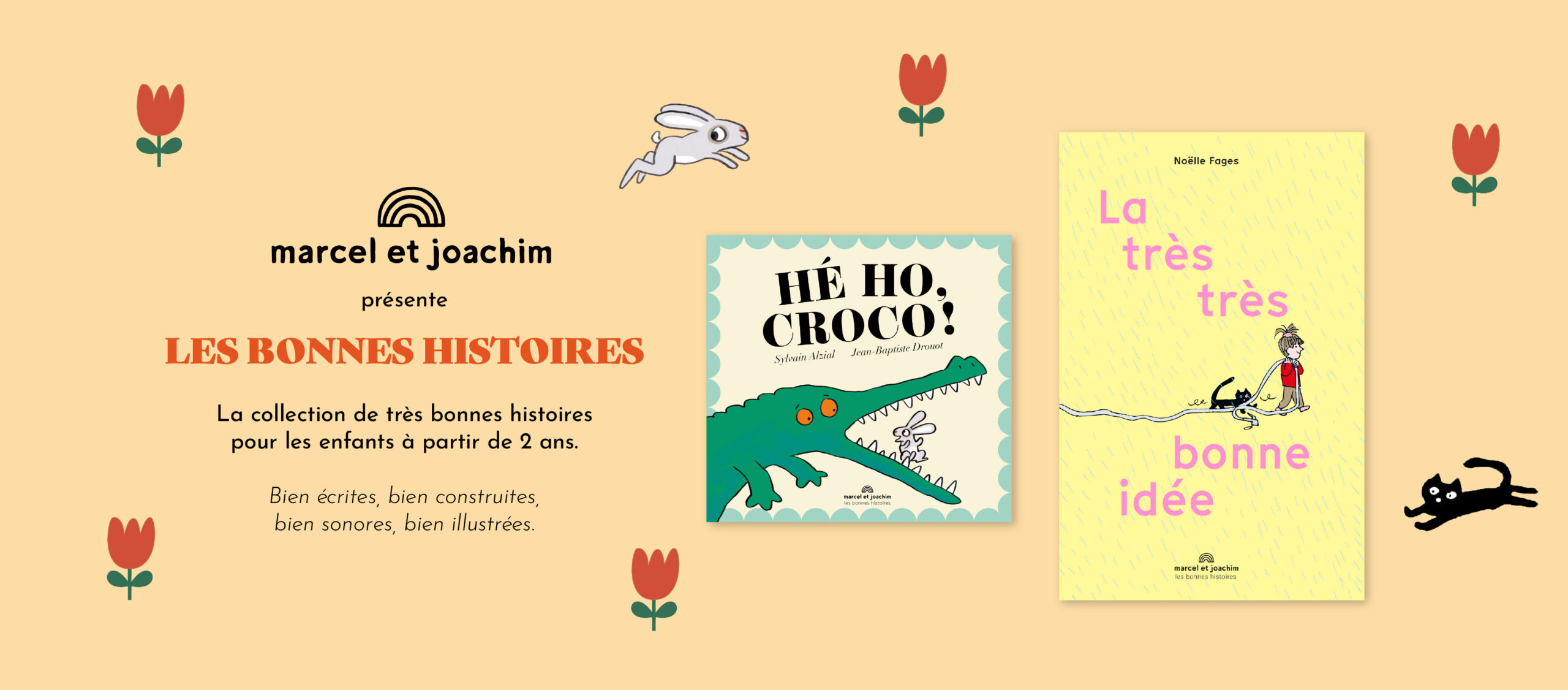 Bannière site Les bonnes histoires Marcel et Joachim