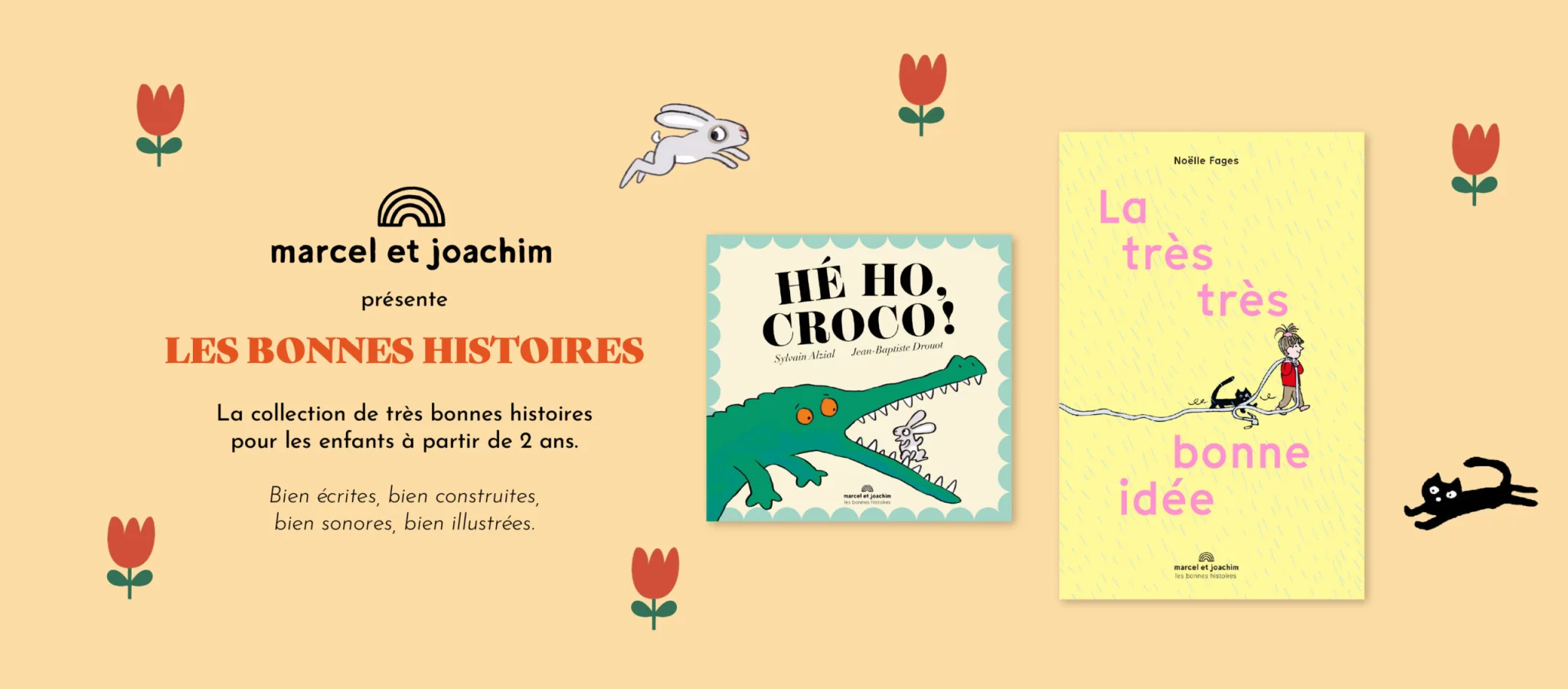 Bannière site Les bonnes histoires Marcel et Joachim